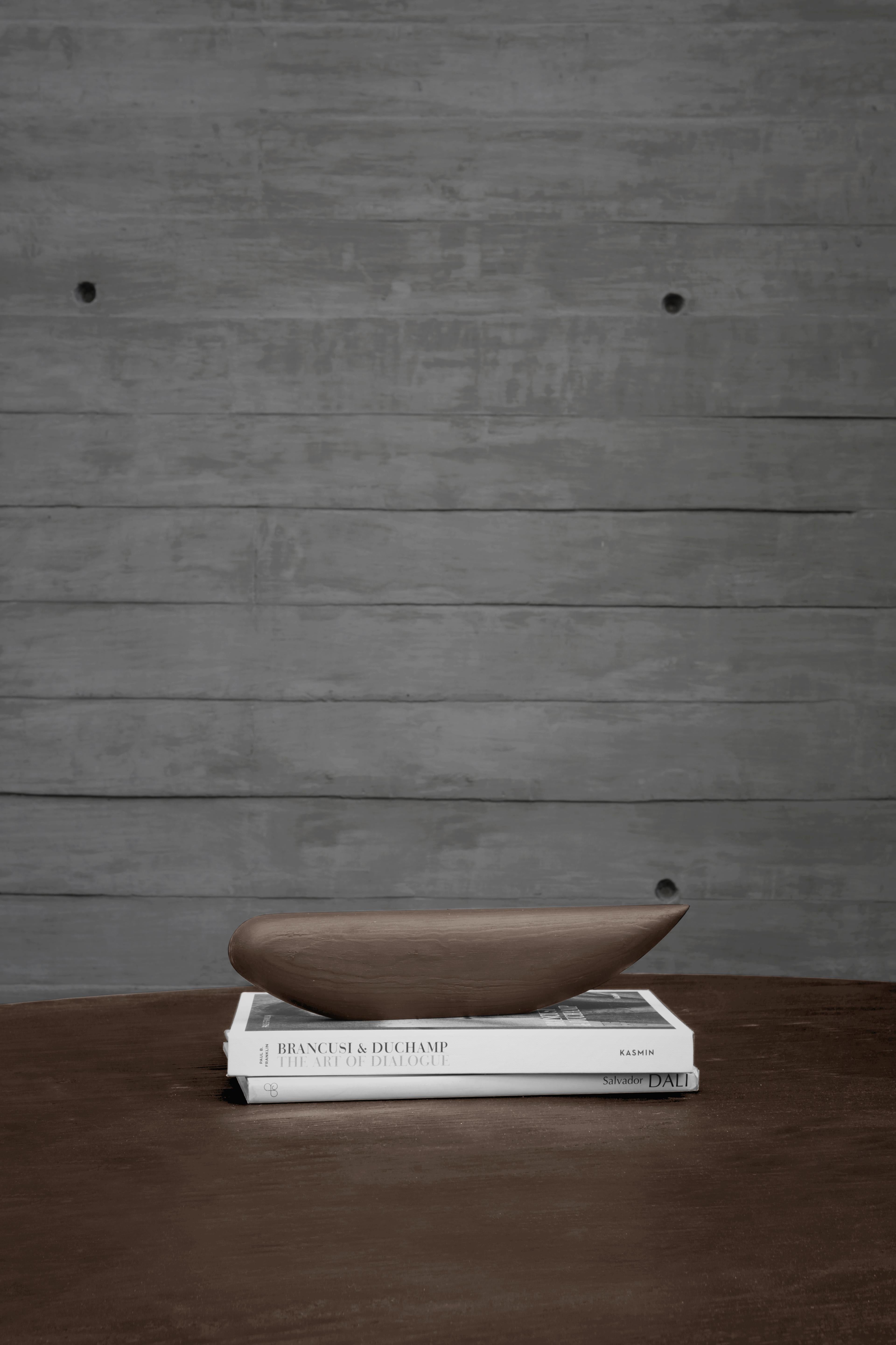 Noviembre x Big Coffee Table in Walnut Wood Inspired by Brancusi, Coffee Table 1