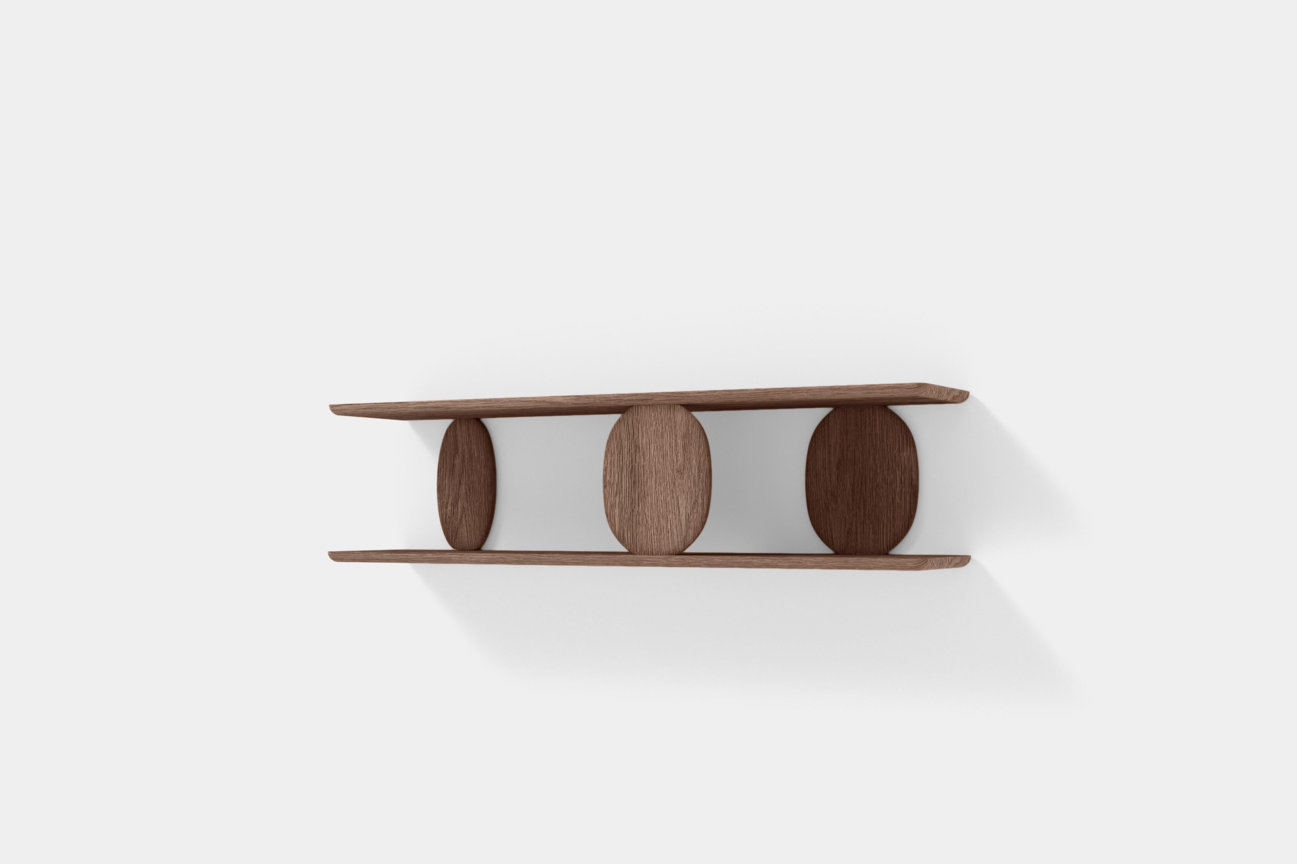 Noviembre XVIII Wall Shelf in Oak Wood, Floating Shelf by Joel Escalona

The Noviembre collection is inspired by the creative values of Constantin Brancusi, a Romanian sculptor considered one of the most influential artists of the twentieth