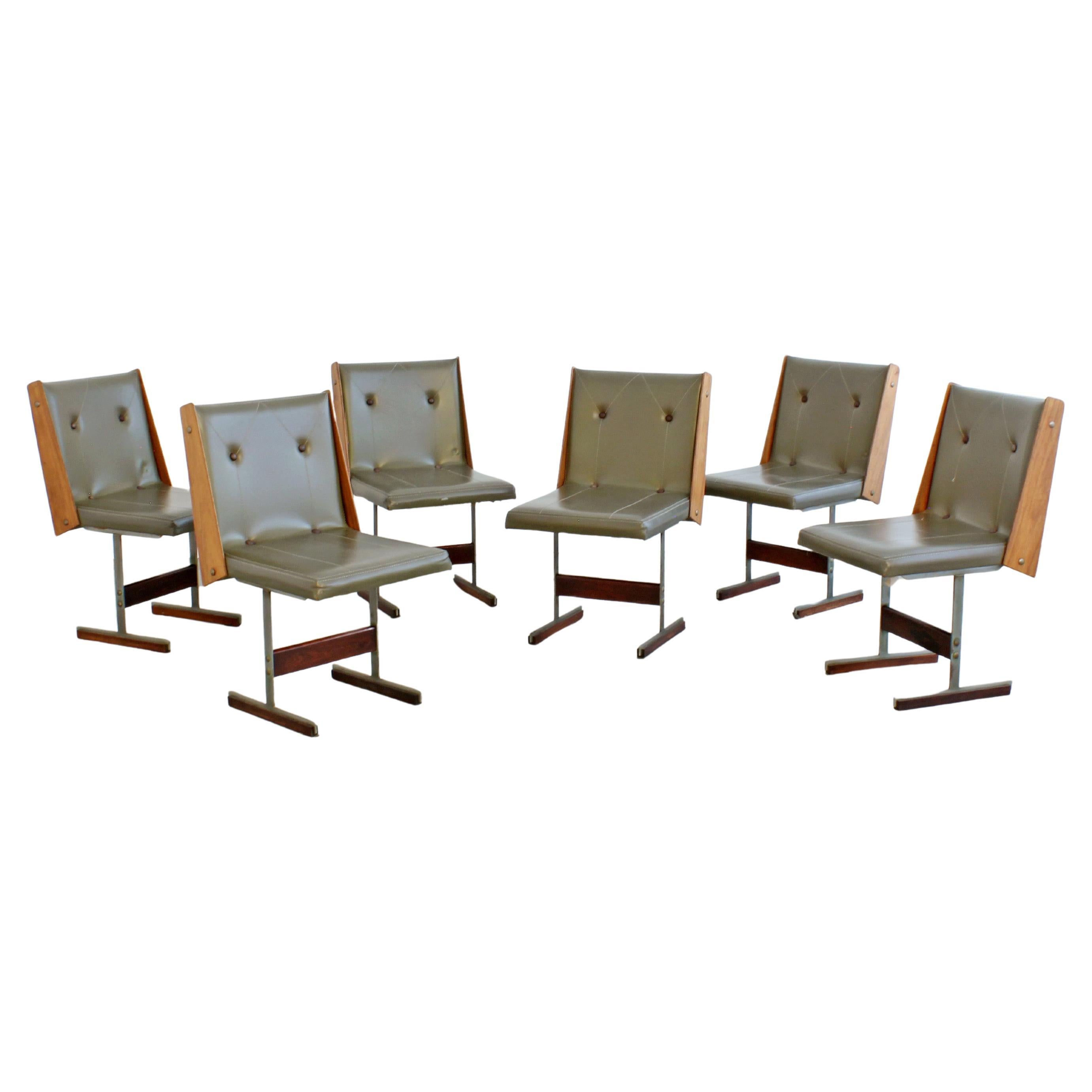 Novo Rumo Jorge Zalszupin  (Atribuido) Juego de 6 sillas de comedor