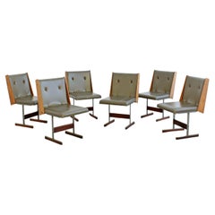 Novo Rumo Jorge Zalszupin  (Atribuido) Juego de 6 sillas de comedor