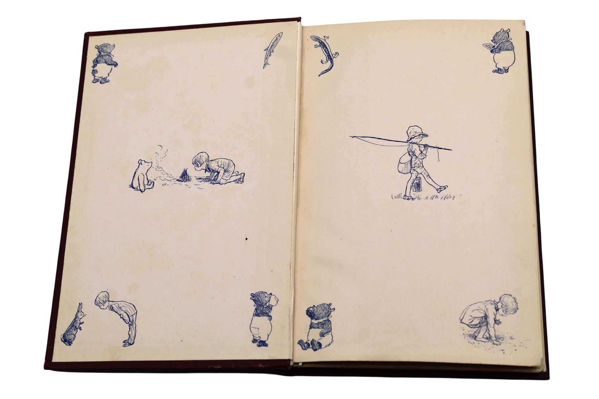 Now We Are Six by A. A. Milne, Illustrated by Ernest Shepard, First Ed., 1927 In Good Condition For Sale In Colorado Springs, CO