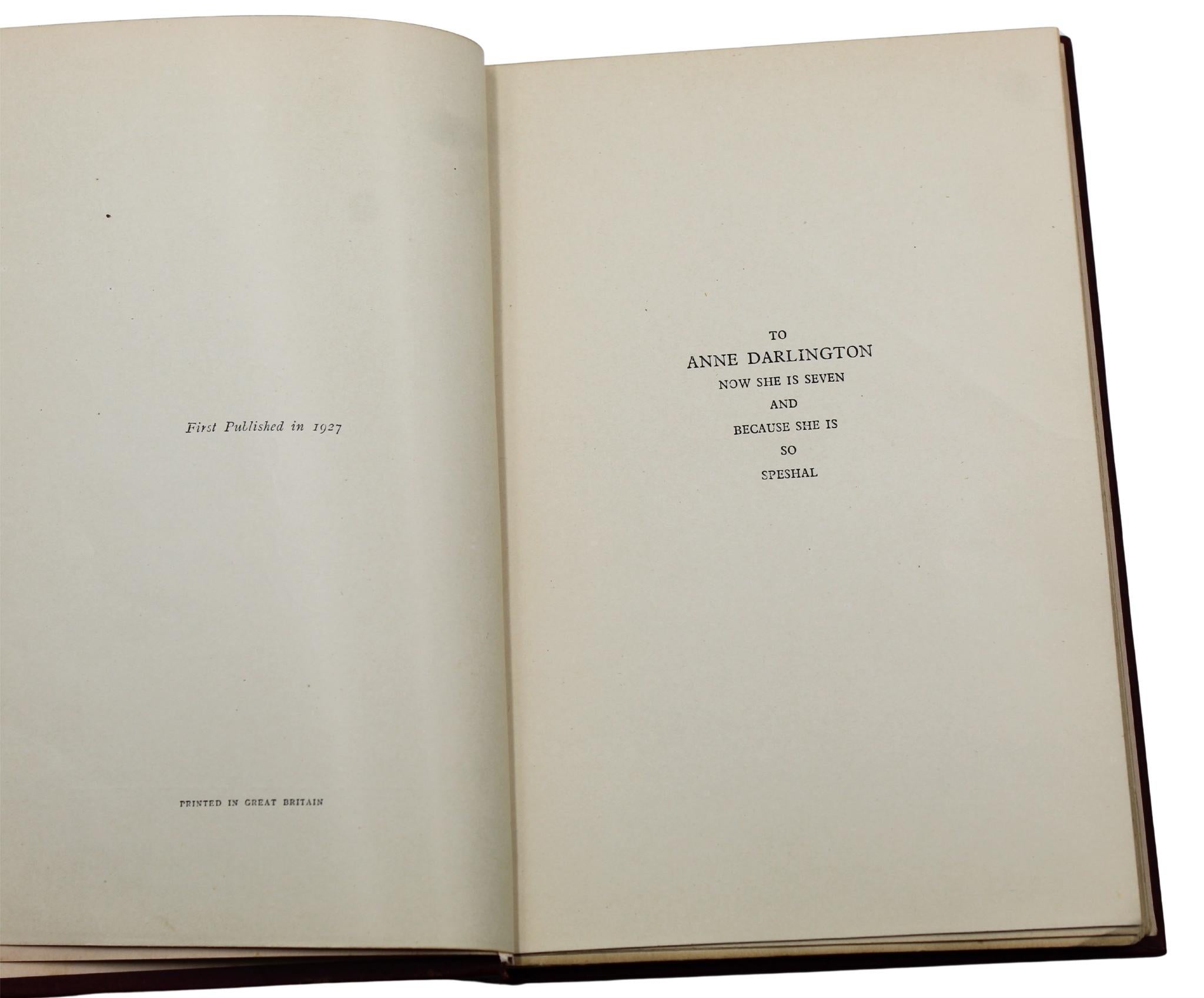 Leather Now We Are Six by A. A. Milne, Illustrated by Ernest Shepard, First Ed., 1927 For Sale
