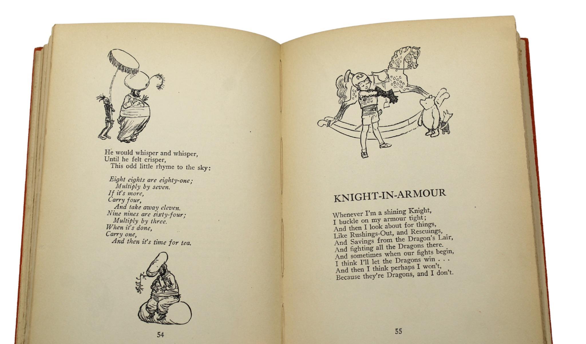 Now We Are Six by A.A. Milne, Illustrated by Ernest Shephard, First US Trade Ed. 6