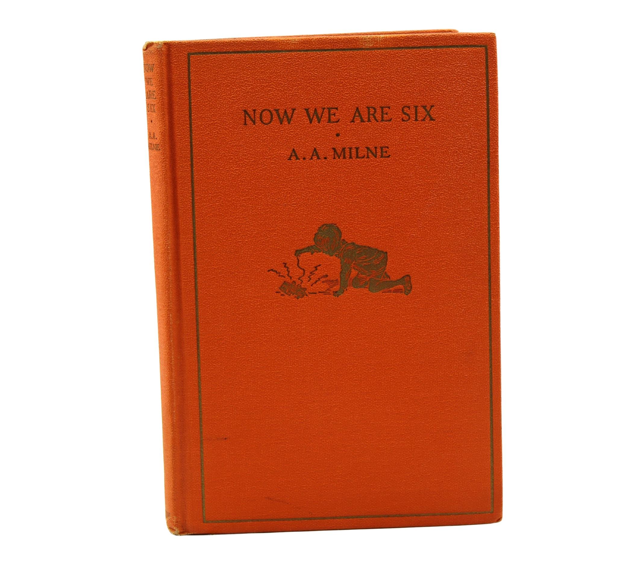 Early 20th Century Now We Are Six by A.A. Milne, Illustrated by Ernest Shephard, First US Trade Ed.