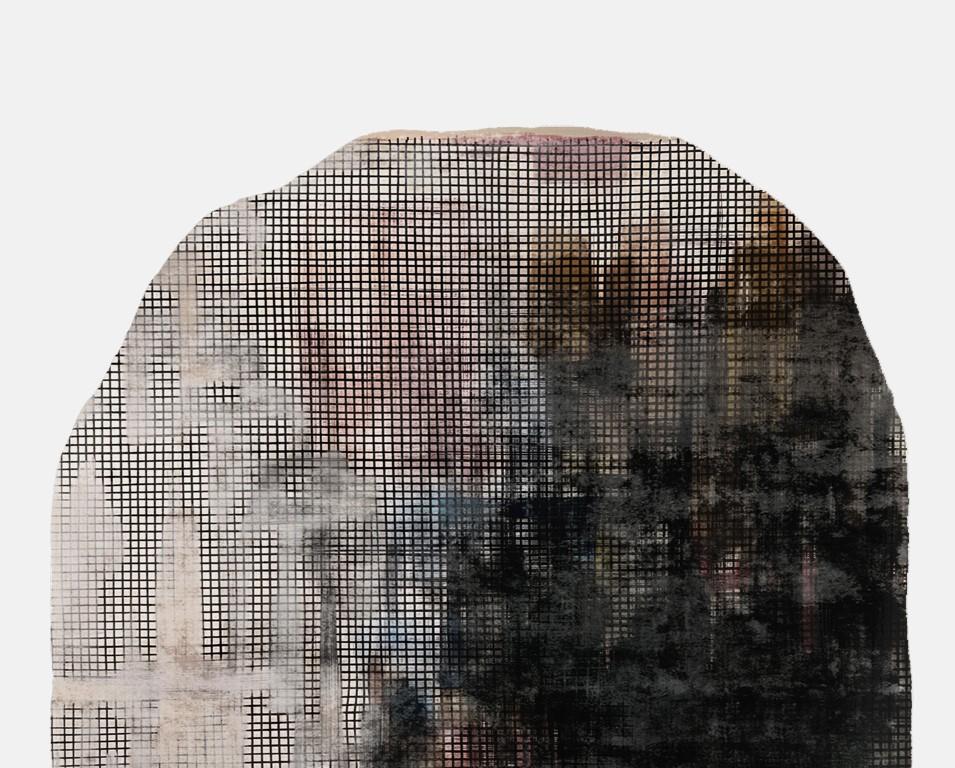 Noyers Sur Serein, Le Dessin #41, Ozio Edit Rug von Atelier Bowie C.D. (Postmoderne) im Angebot