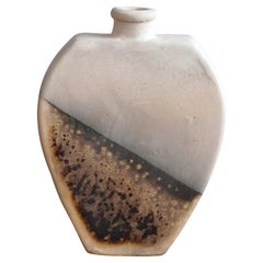 Nozomu Raku Pottery Vase, Handmade Ceramic Home Decor Gift, Malaysia