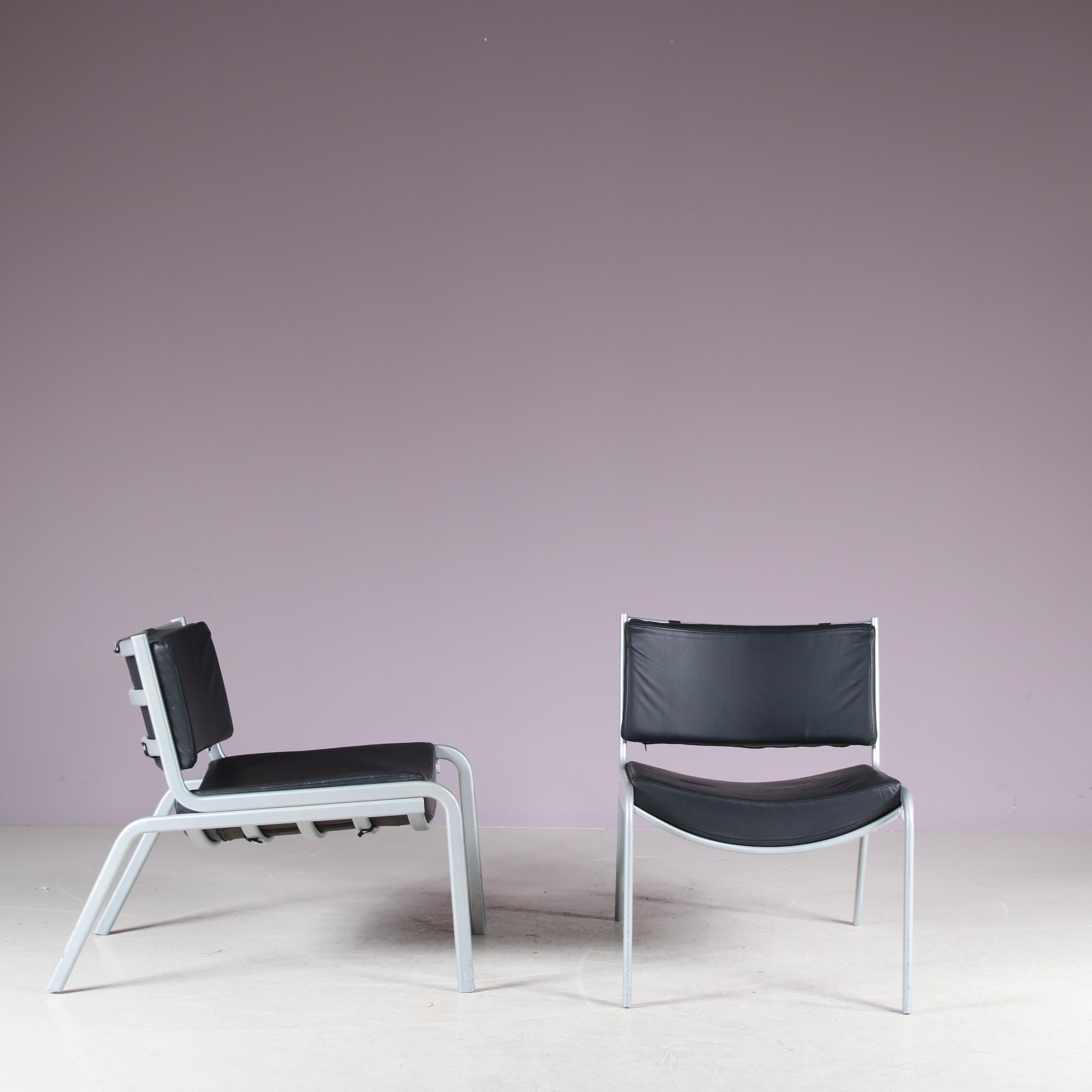 Aluminum “Nr. 1” Chair by Copray & Scholten from the Netherlands, 1990 For Sale