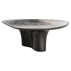 NR, 21st Century European Black Circular Custom-Made Contemporary Dining Table
