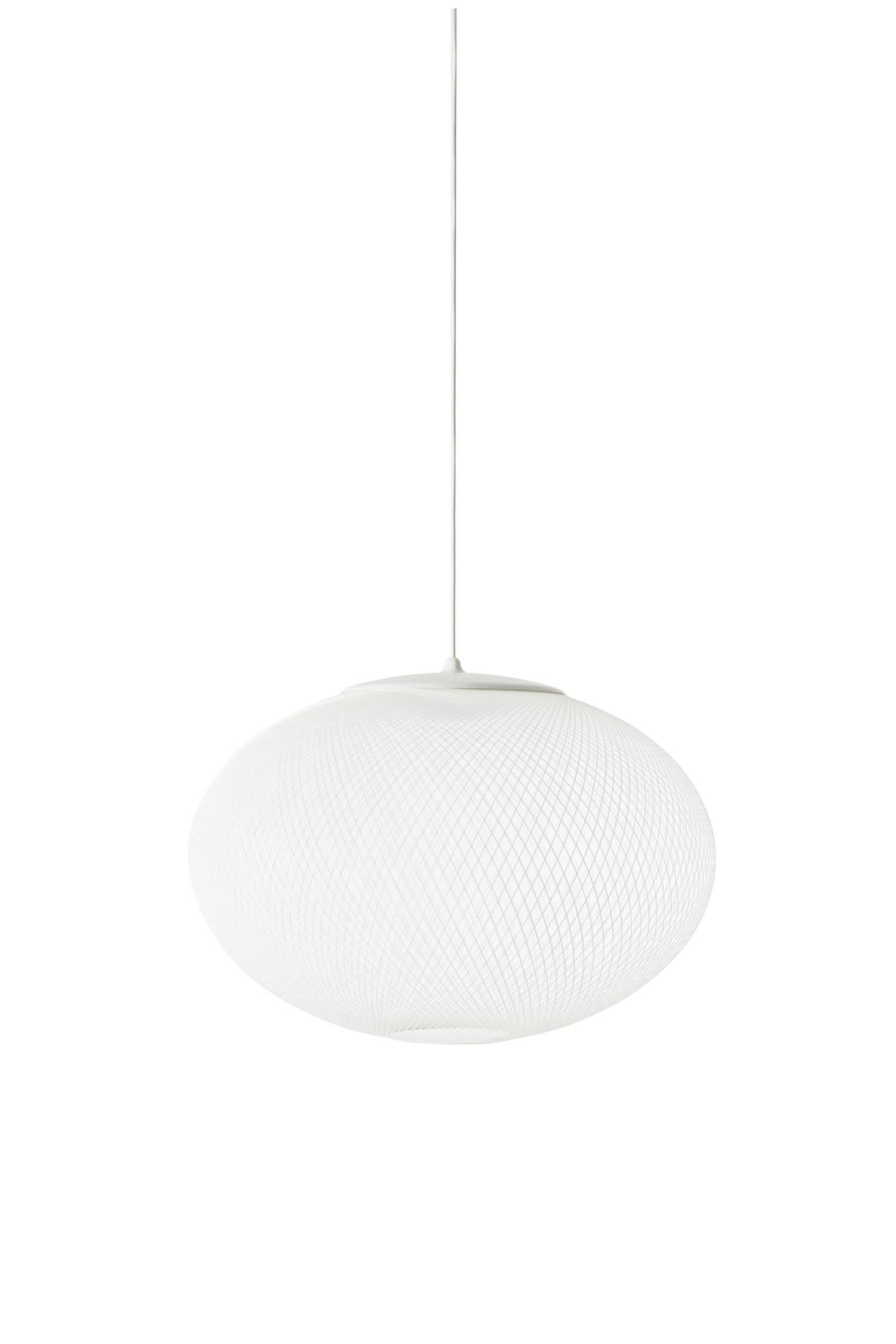 NR2 Medium White Suspension Lamp with Integrated LED by Bertjan Pot for Moooi For Sale 5