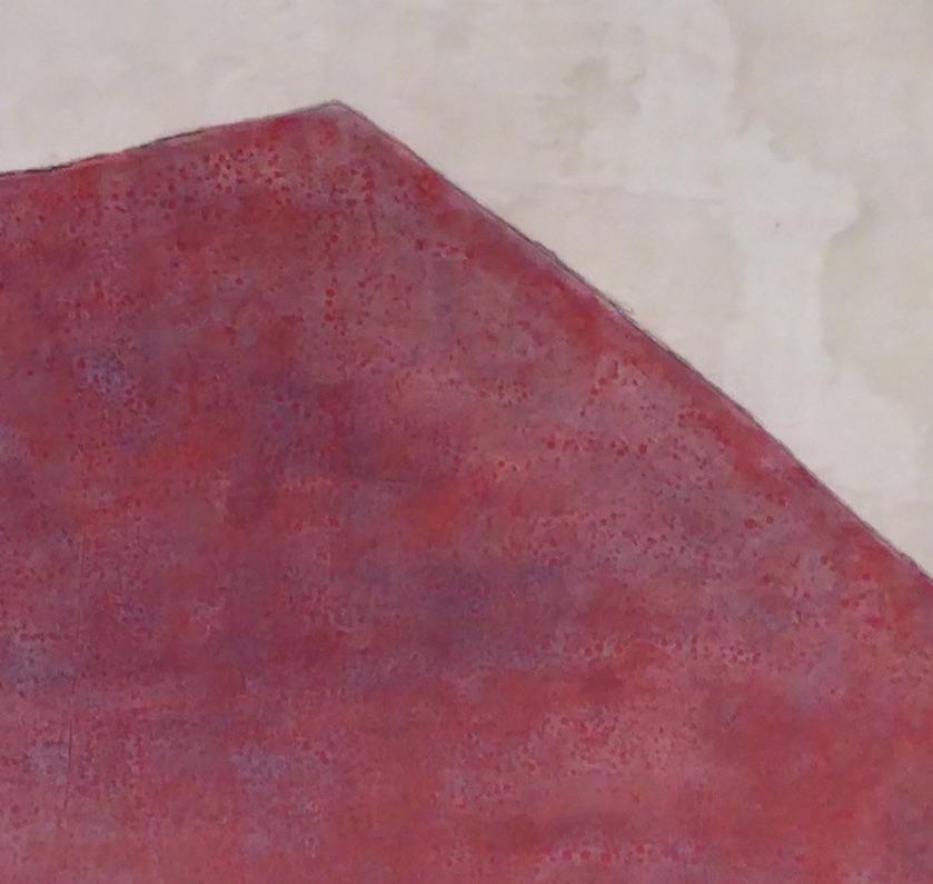 Dins i no Fora – 21. Jahrhundert, Abstrakte Kunst, Zement auf Holz, Erdtöne (Geometrische Abstraktion), Painting, von Núria Guinovart