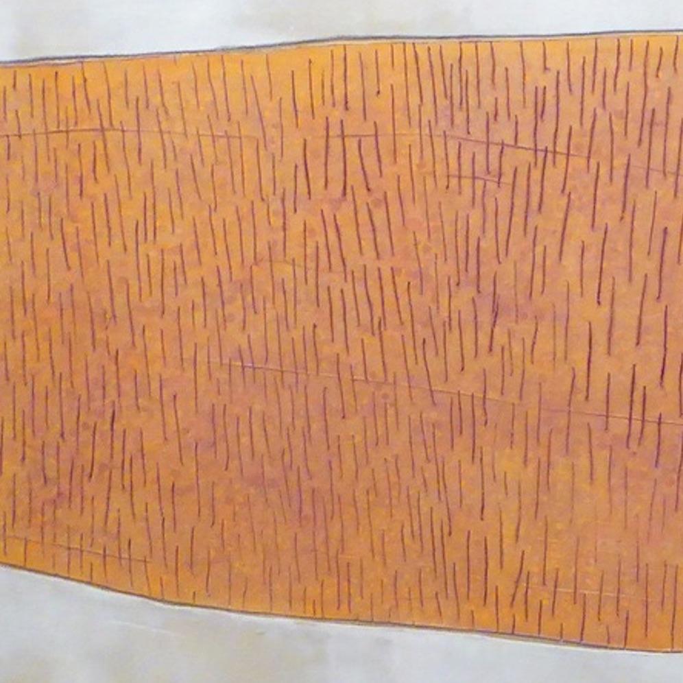 Malgrat Tot, Subtilesa - 21. Jahrhundert, Abstrakte Kunst, Zement auf Holz, Erdtöne (Geometrische Abstraktion), Painting, von Núria Guinovart