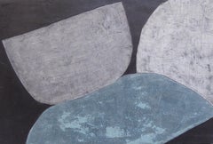 Proporcions - 21. Jahrhundert, Abstrakte Kunst, Zement auf Holz, Erdtöne