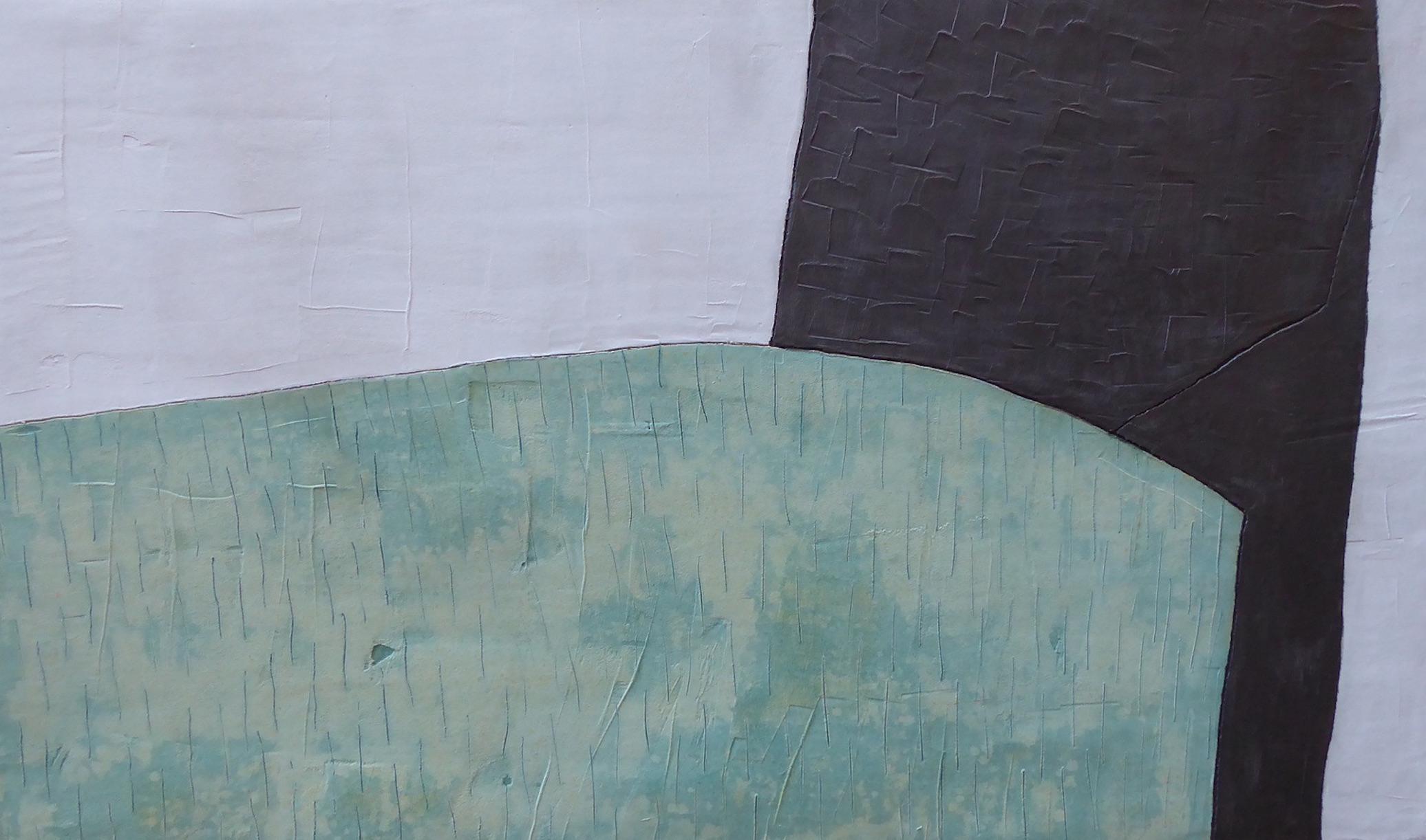 Núria Guinovart Abstract Painting - Temprança - 21st Century, Abstract Art, Cement on Wood, Earth Tones