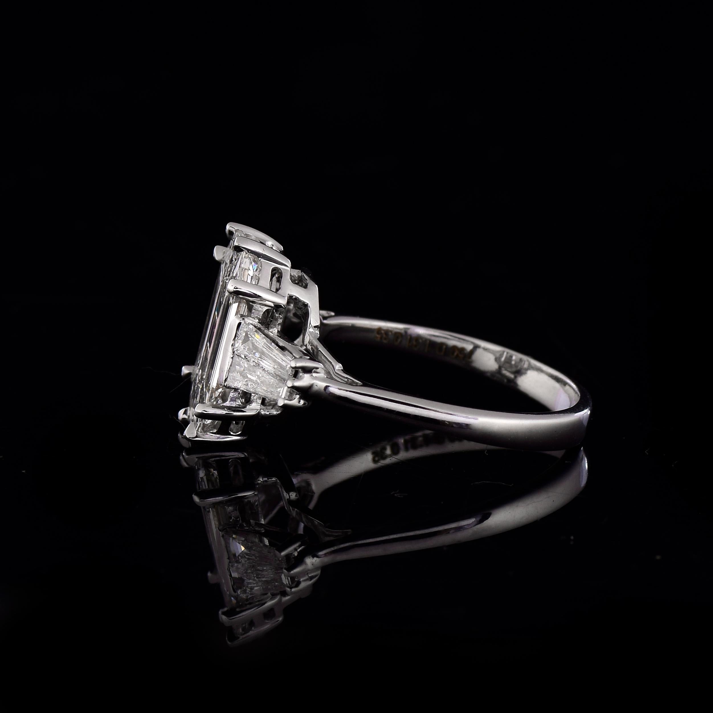 *NRP* IGI 18K 1.66 Ct EG VVS Diamond Antique Art Deco Style Engagement Ring 3