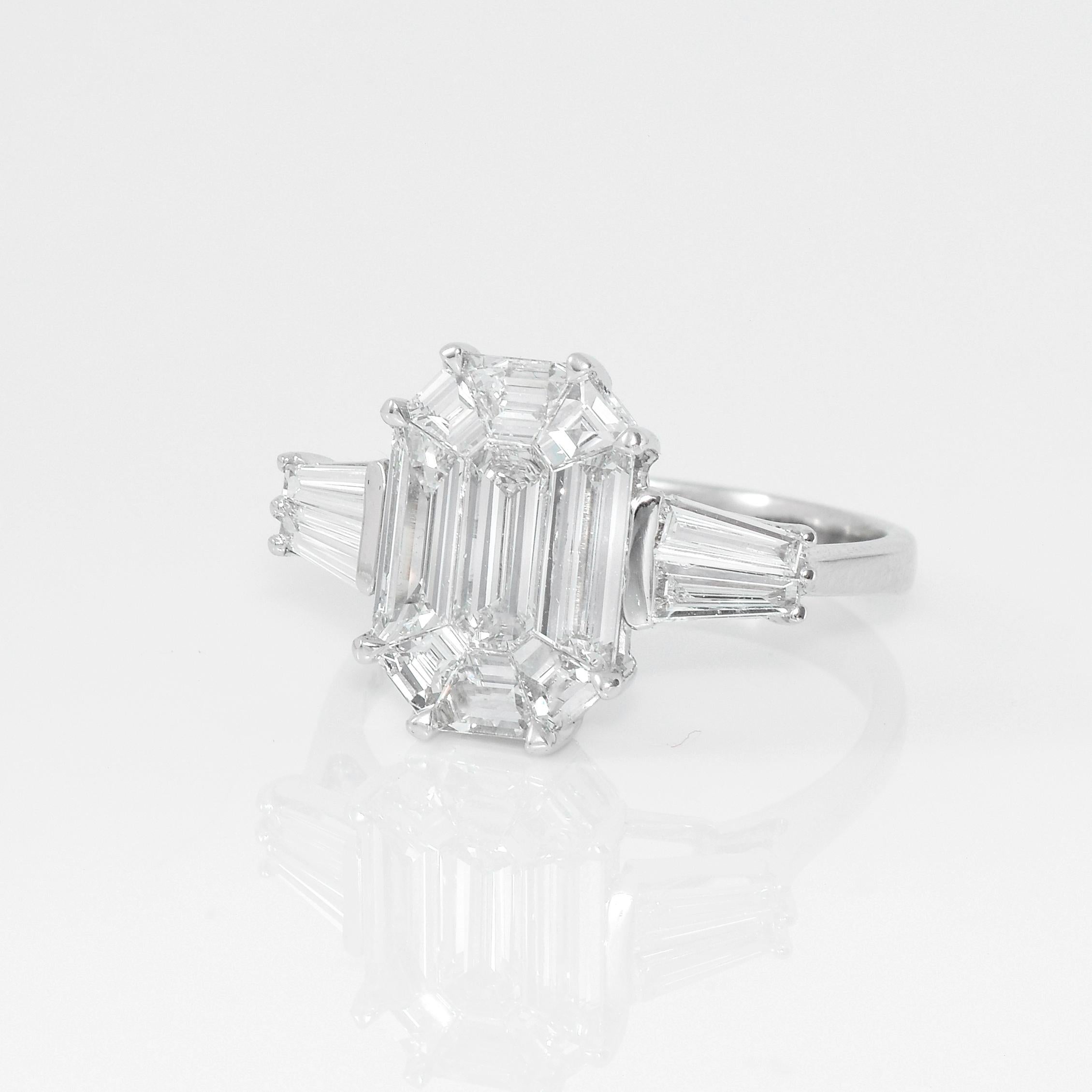 *NRP* IGI 18K 1.66 Ct EG VVS Diamond Antique Art Deco Style Engagement Ring 6