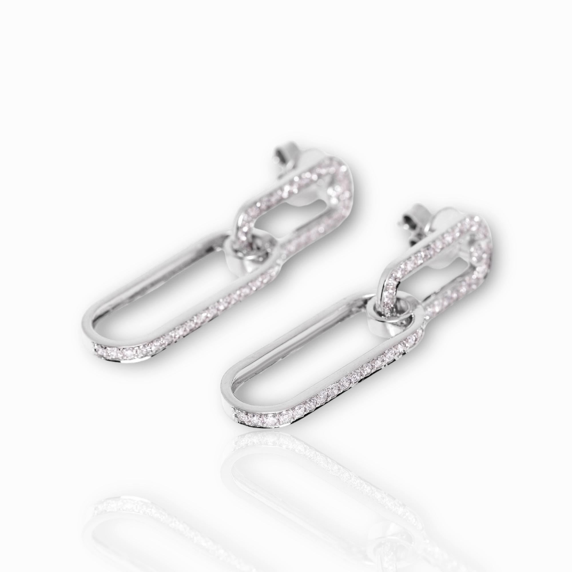 Women's IGI 14K 1.23 ct Natural Pink Diamonds Art Deco Design Stud Earrings