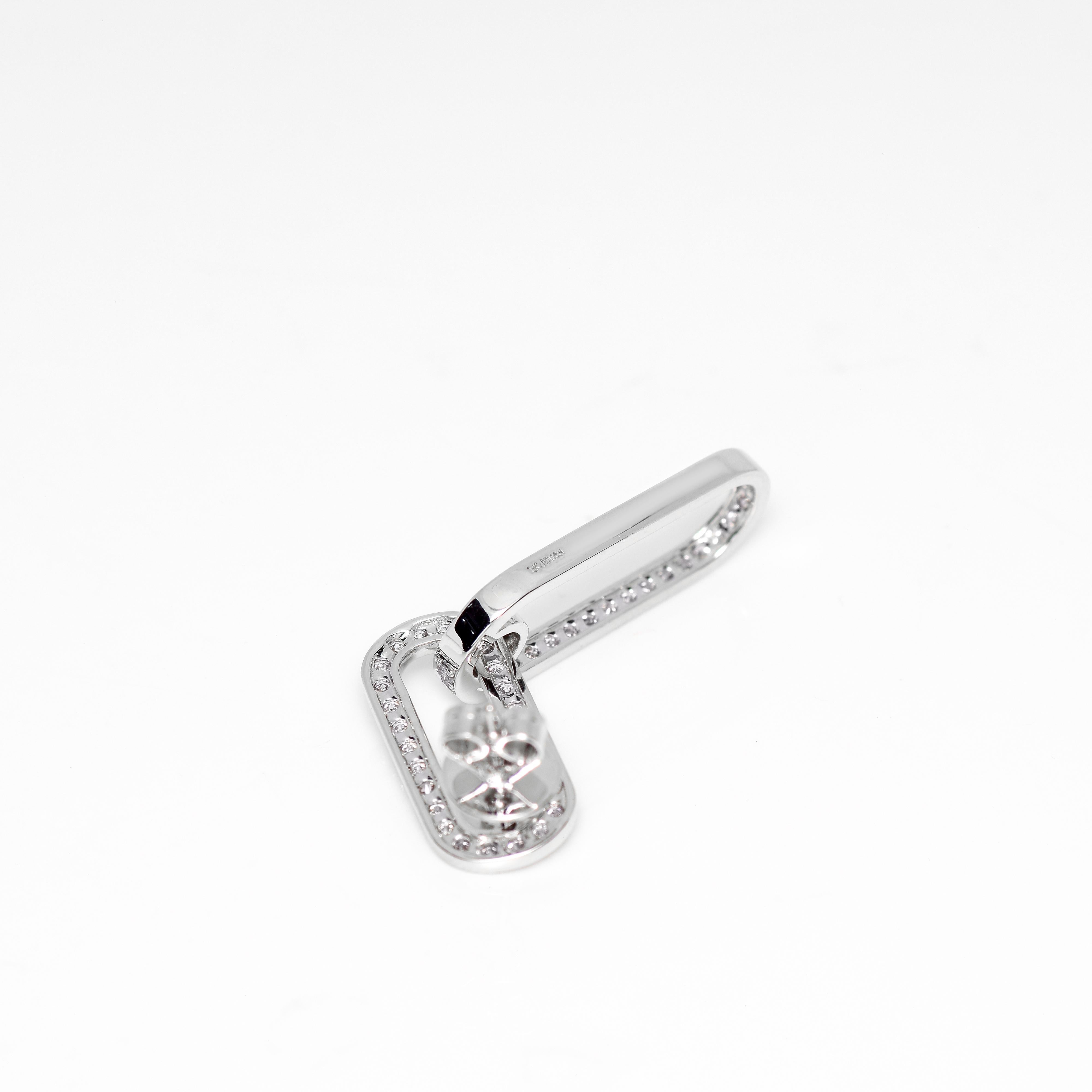 IGI 14K 1.23 ct Natural Pink Diamonds Art Deco Design Stud Earrings 2