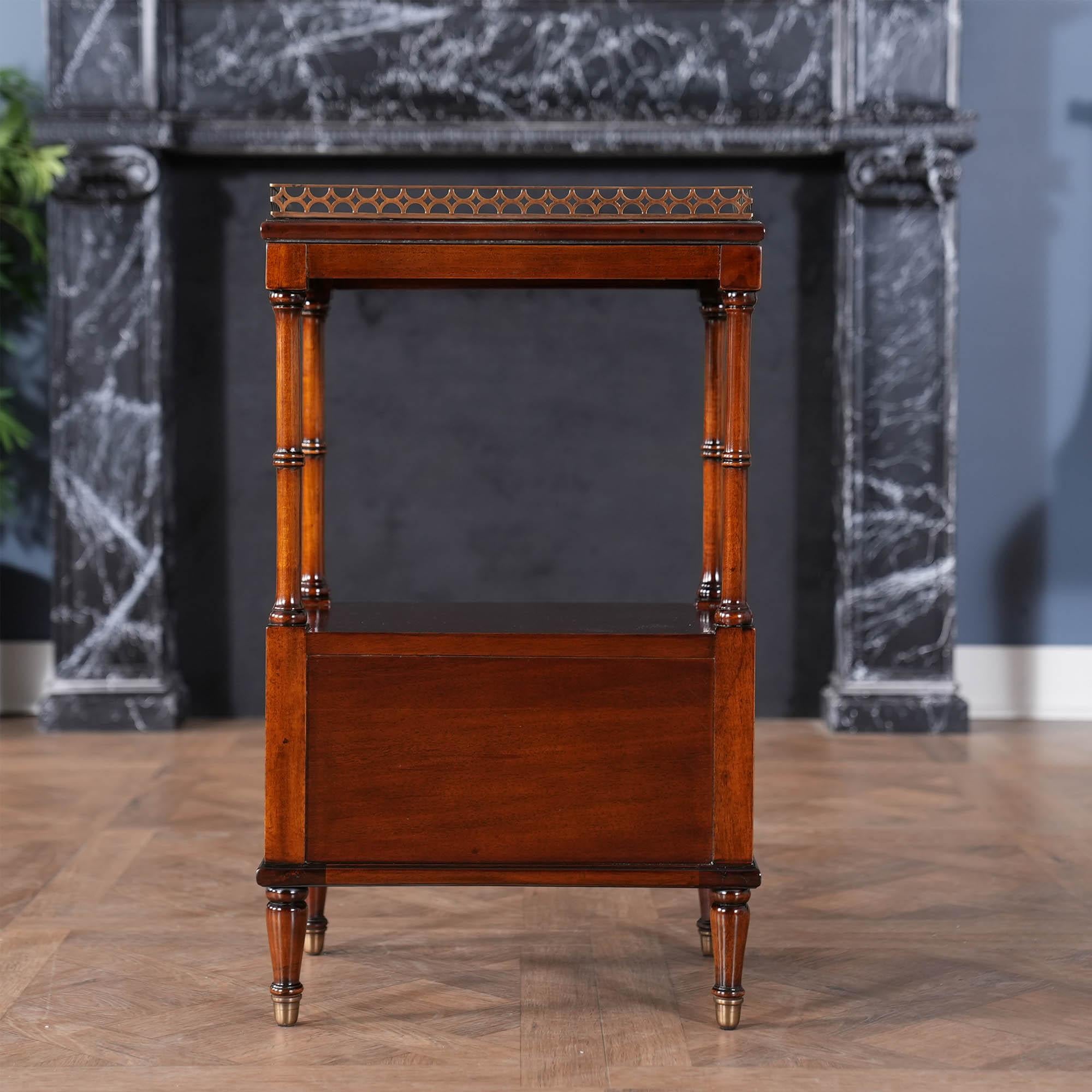 NSI132 Two Drawer End Table For Sale 3