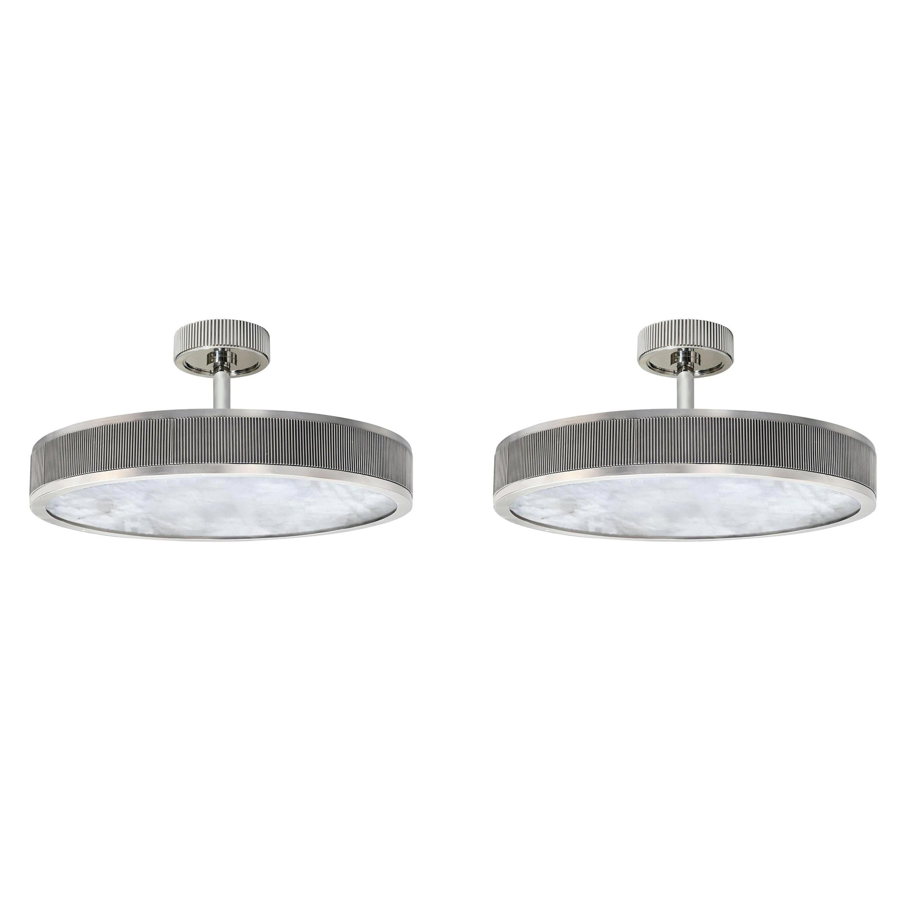 NSR18 Rock Crystal Semi Flush Mount by Phoenix