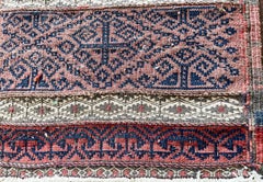 Antique Azerbaijan Rug/ Bag Soumak Kilim