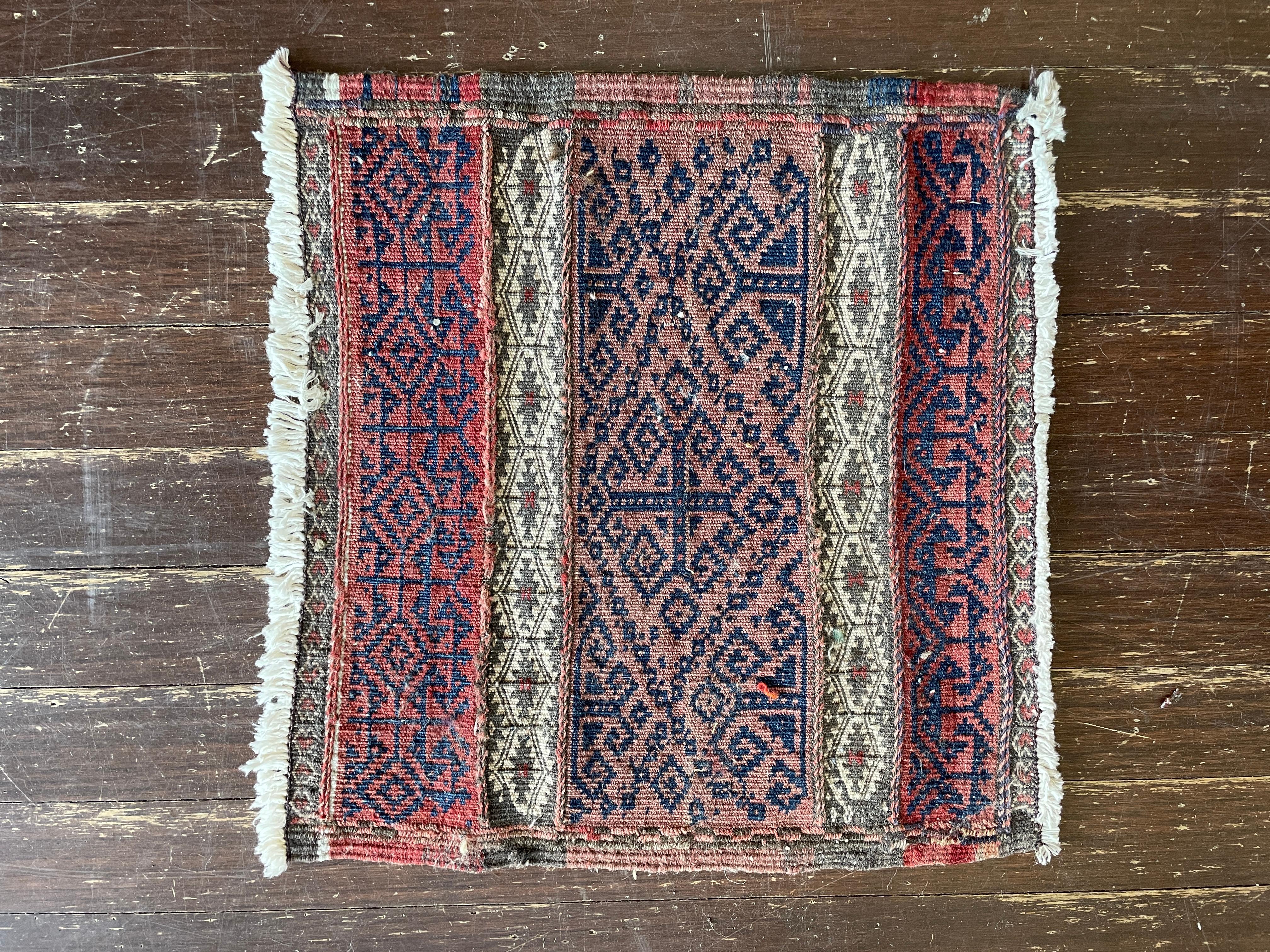 Antiker Aserbaidschanischer Teppich/Tasche Soumak-Kelim (Stammeskunst) im Angebot
