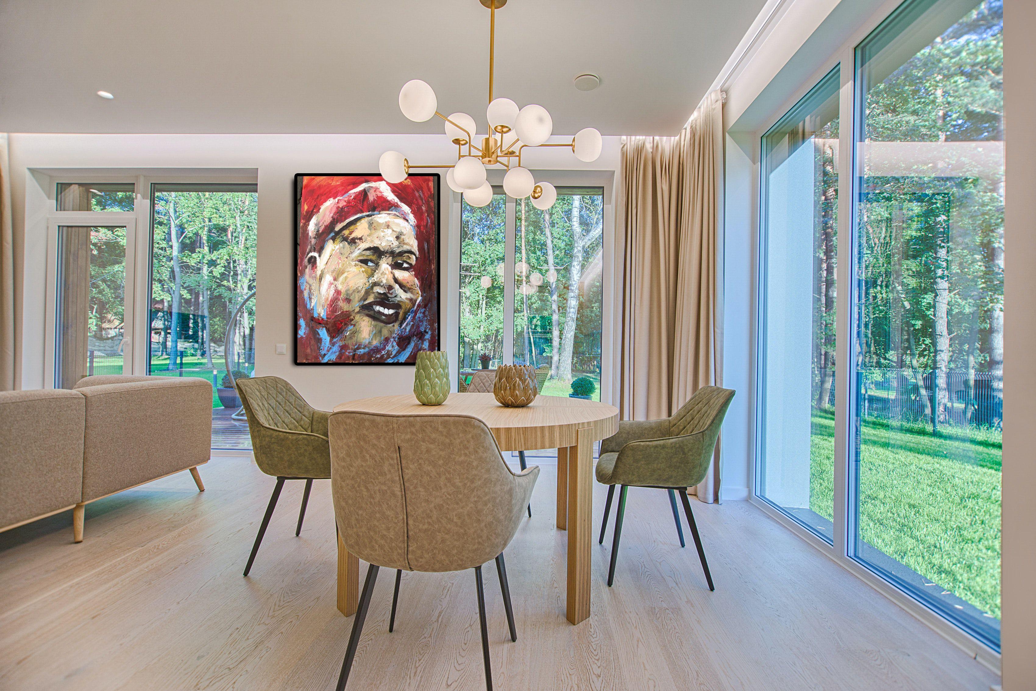 Malume, Painting, Acrylic on Canvas For Sale 1