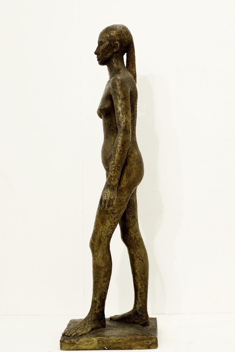 Mid-Century Modern 'Nu D'Anael' André Del Debbio Wax Bronze Casting, Valsuani Foundry, circa 1946