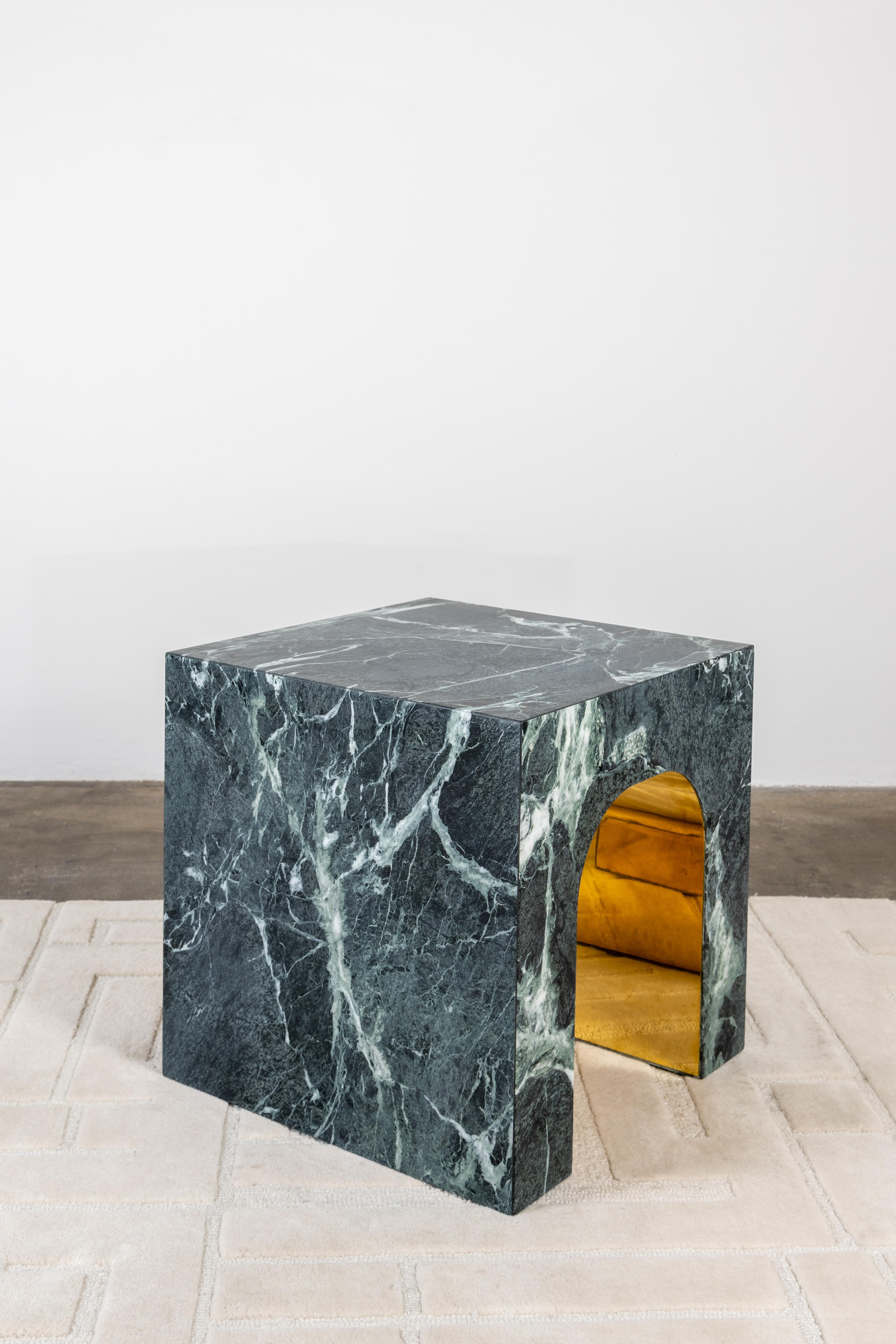 NU is Coffee table handmade in Italy of Marble Verde Alpi.
Strong, sturdy and quite charming. Nu can be anything you want.
Nu can create benches, tables, planters, shelves and may fill an entire room if you do want to be so wild.
You can be as