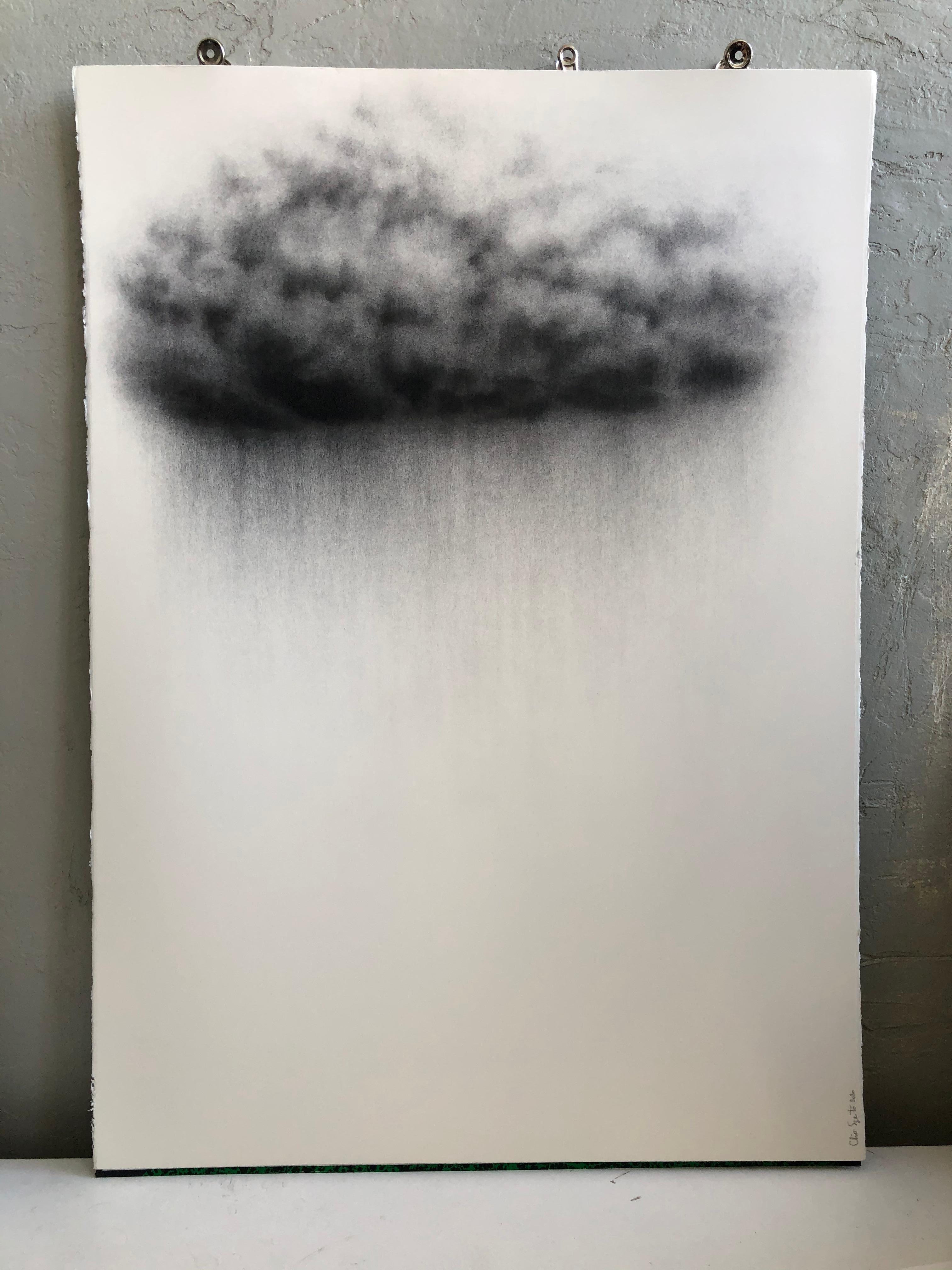 Nuage// cloud //
Clio Szeto
Cloud, charcoal on paper.
Contemporary drawing
Measures: 29.5 x 41.3 inches

Clio Szeto’s formidable charcoal technique reveals a striking and poetic cloud, blurred and defined simultaneously. 
As a universal