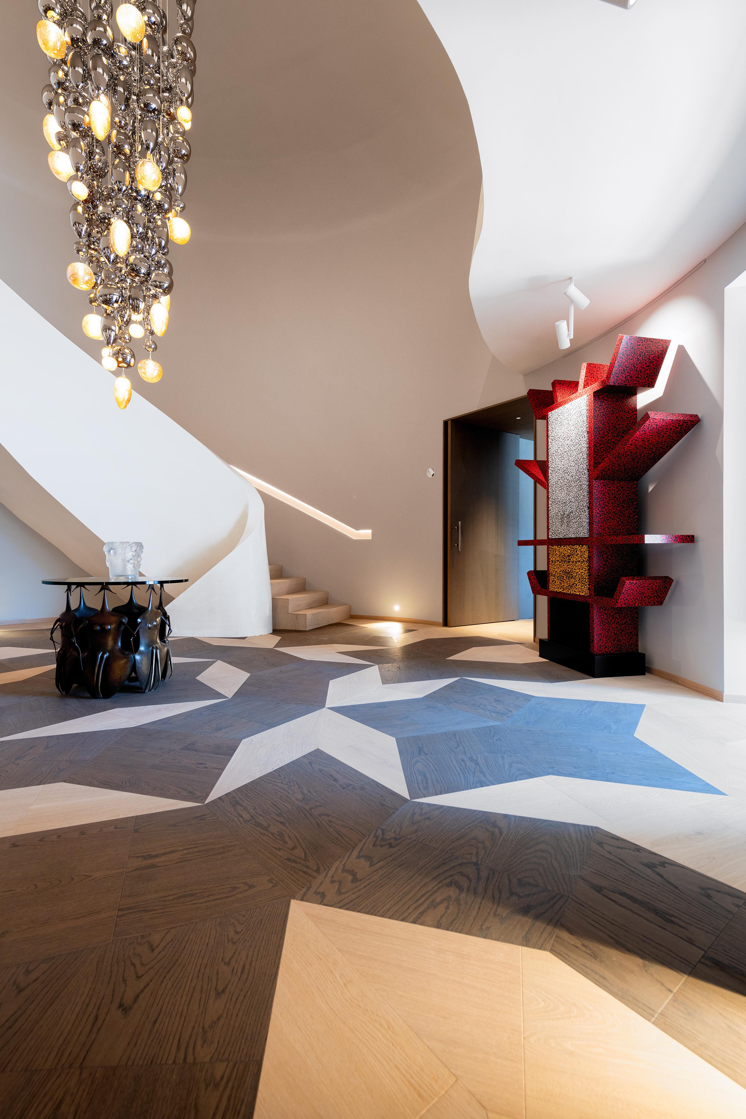 Nuage Mouth-Blown Glass Pendant Light en venta 4