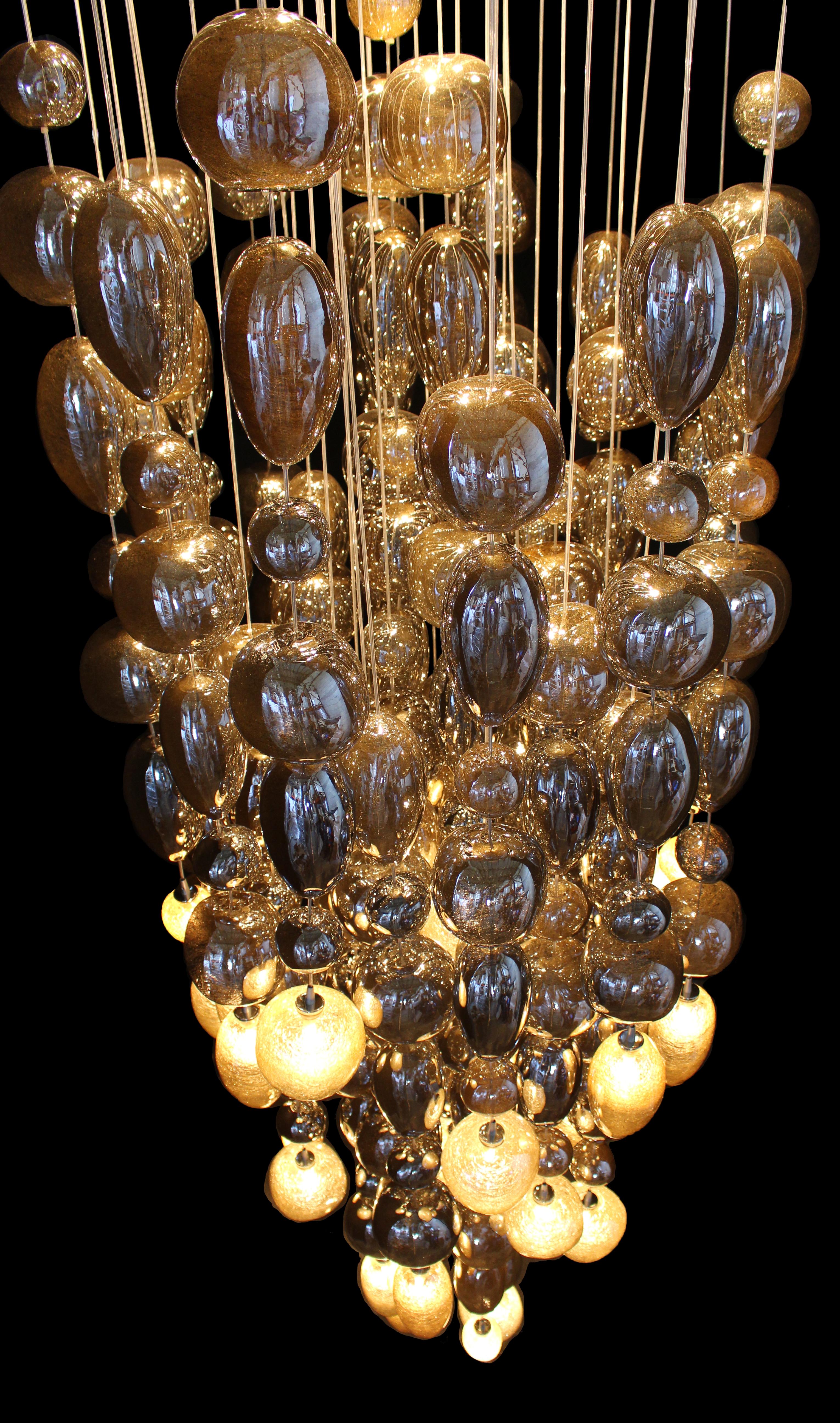Nuage Mouth-Blown Glass Pendant Light en Nuevo estado para la venta en Nice, FR