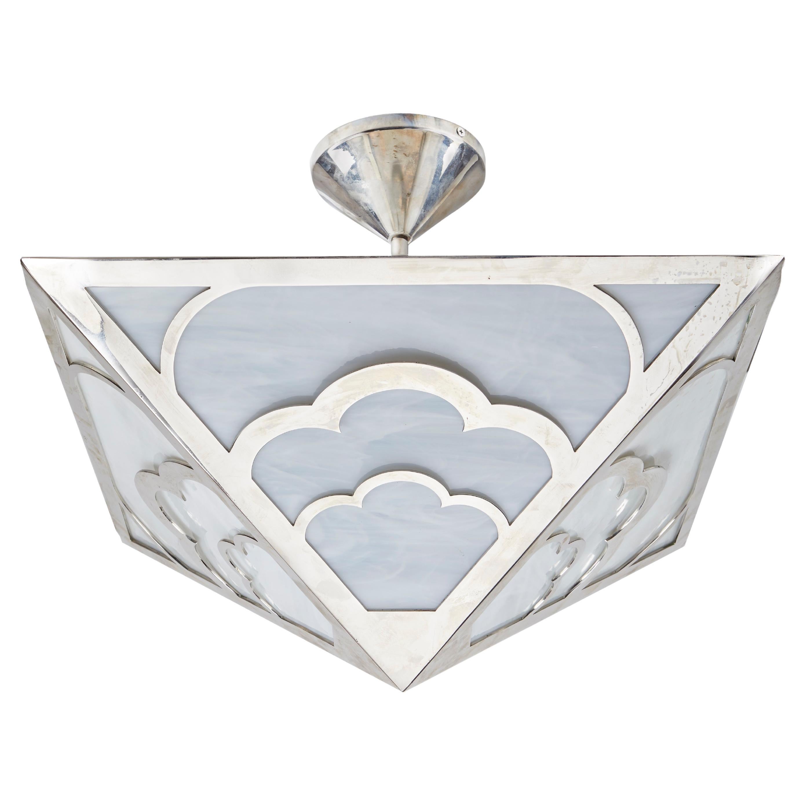 Nuages Art Deco Pendant by David Duncan Studio en vente