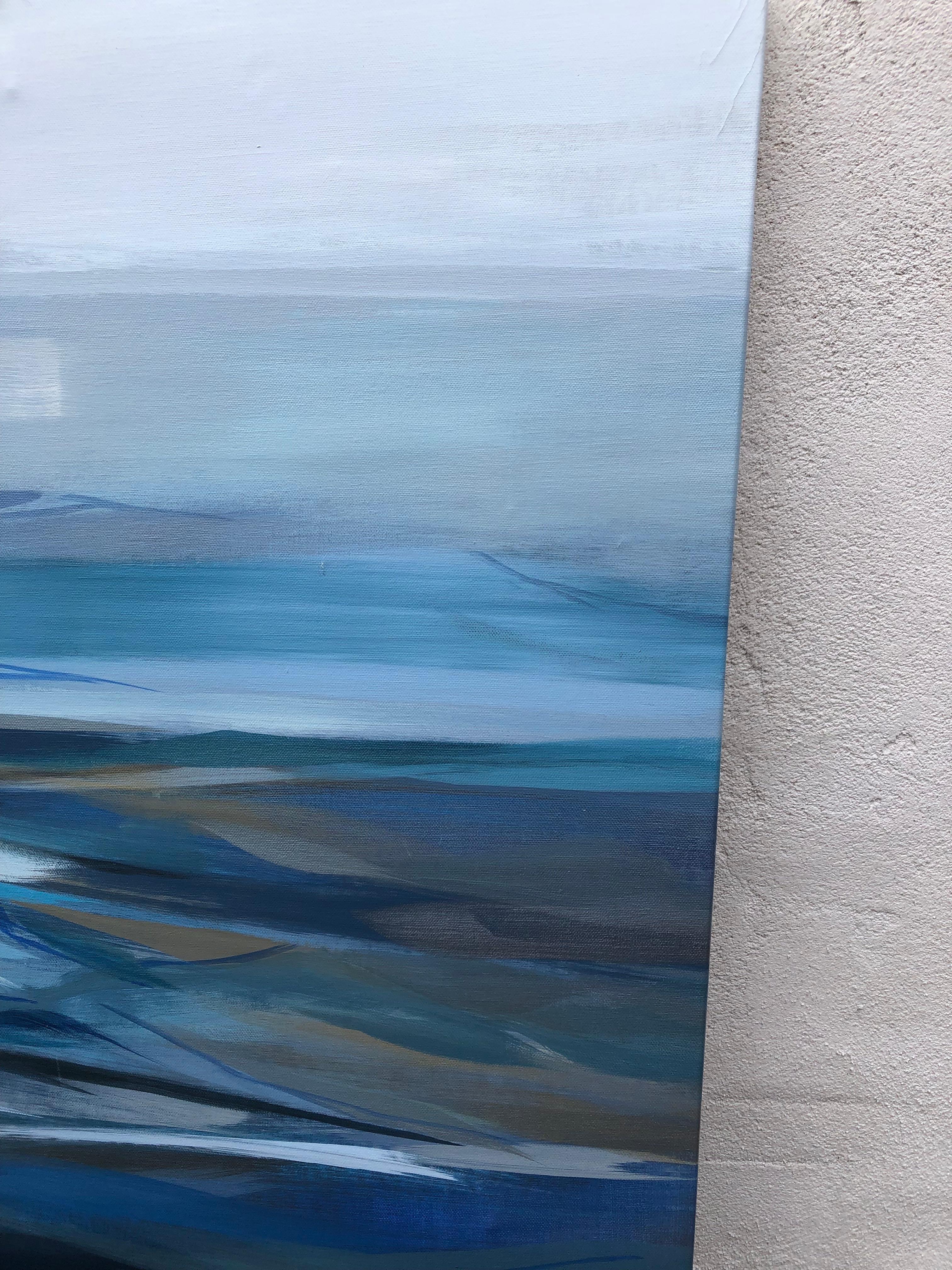 Late Sun, acrylic on canvas, 36