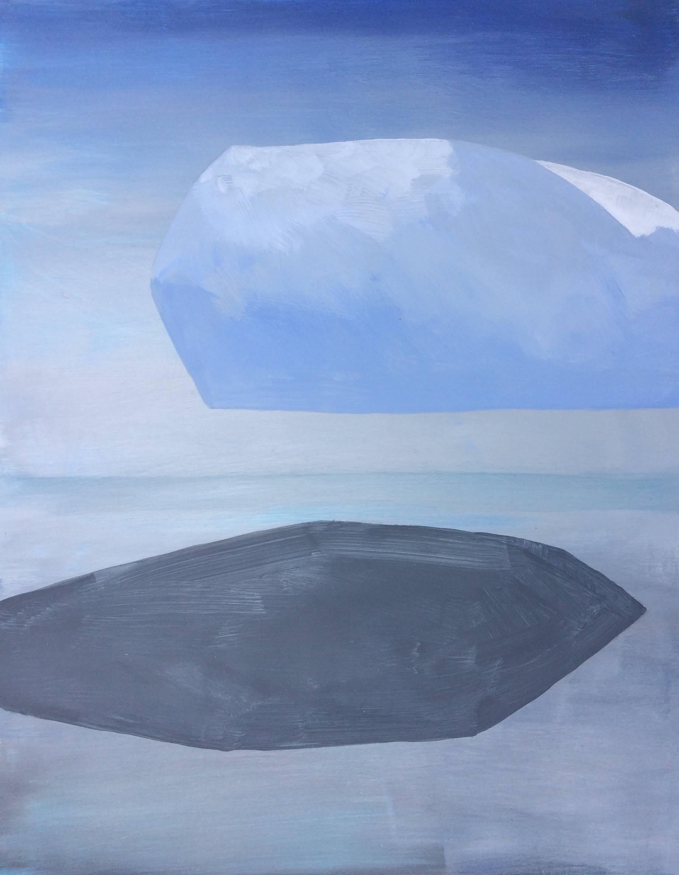 Nuala Clarke Landscape Painting - neither fish nor fowl nor good red herring