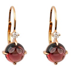 Zorab Creation Nuance Earrings in 5.10 Carats of Strawberry Pink Tourmaline