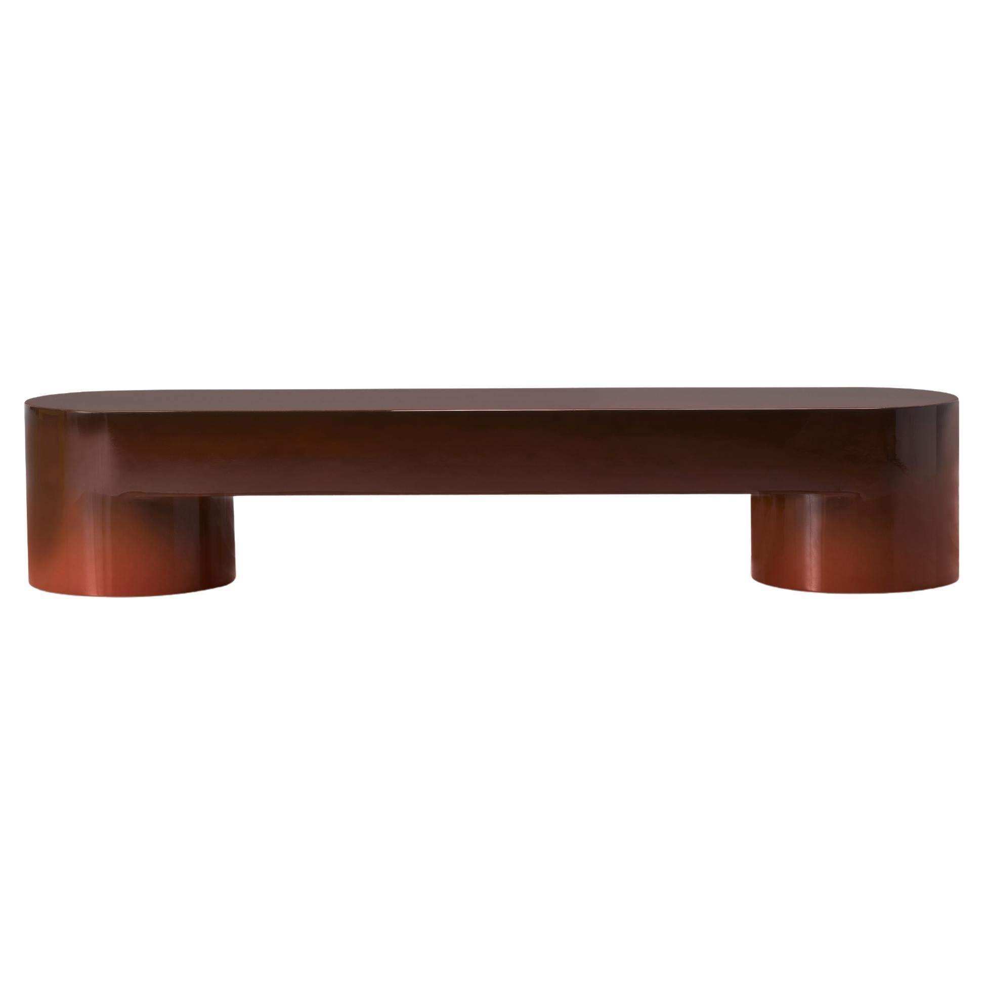Banc Lazy-O brun nuancé par Somaschini