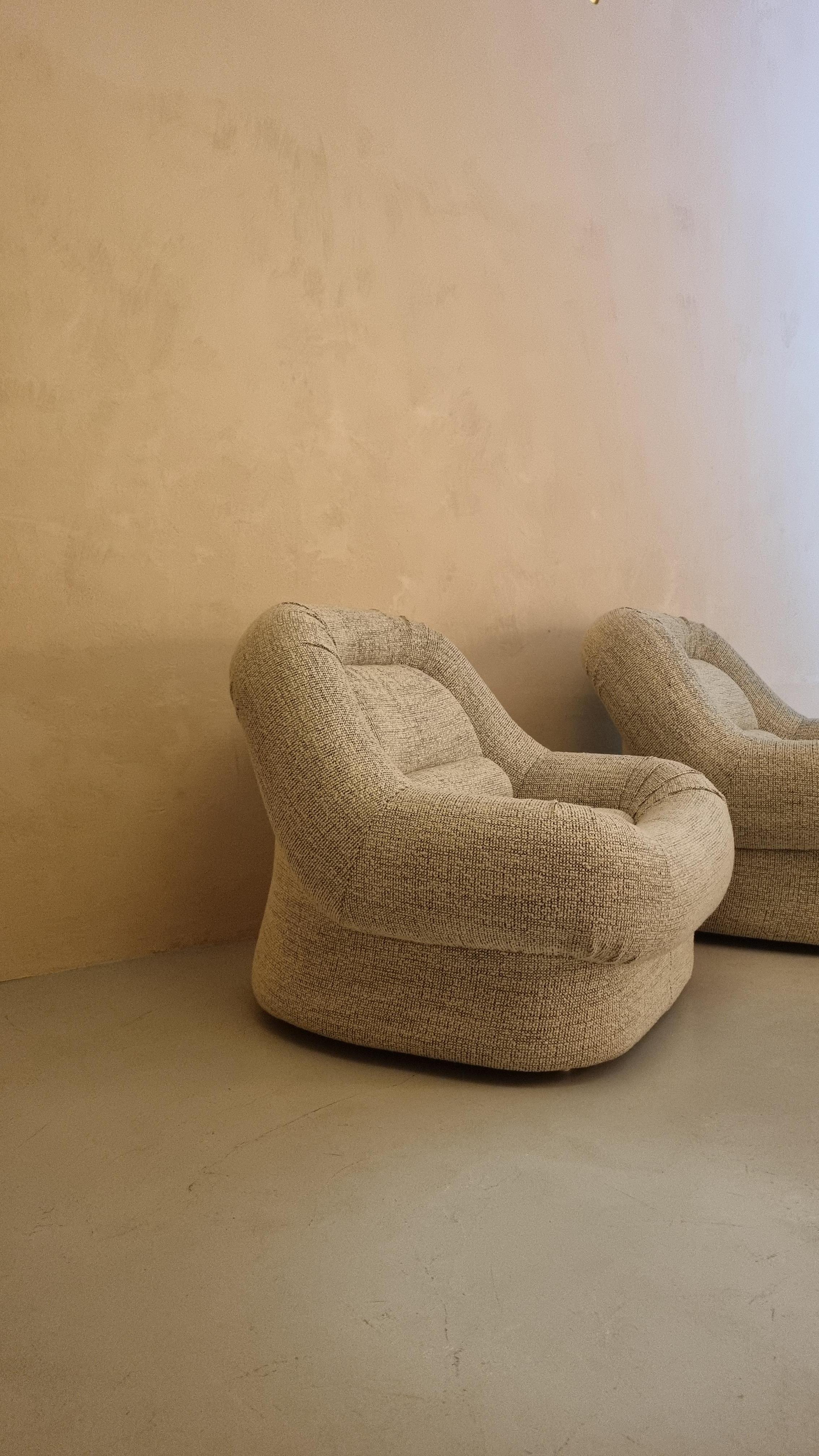 Nuava armchairs designed by Emilio Guarnacci & Felix Padovano for 1P 1969 2