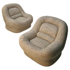 Vintage Nuava armchairs designed by Emilio Guarnacci & Felix Padovano for 1P 1969