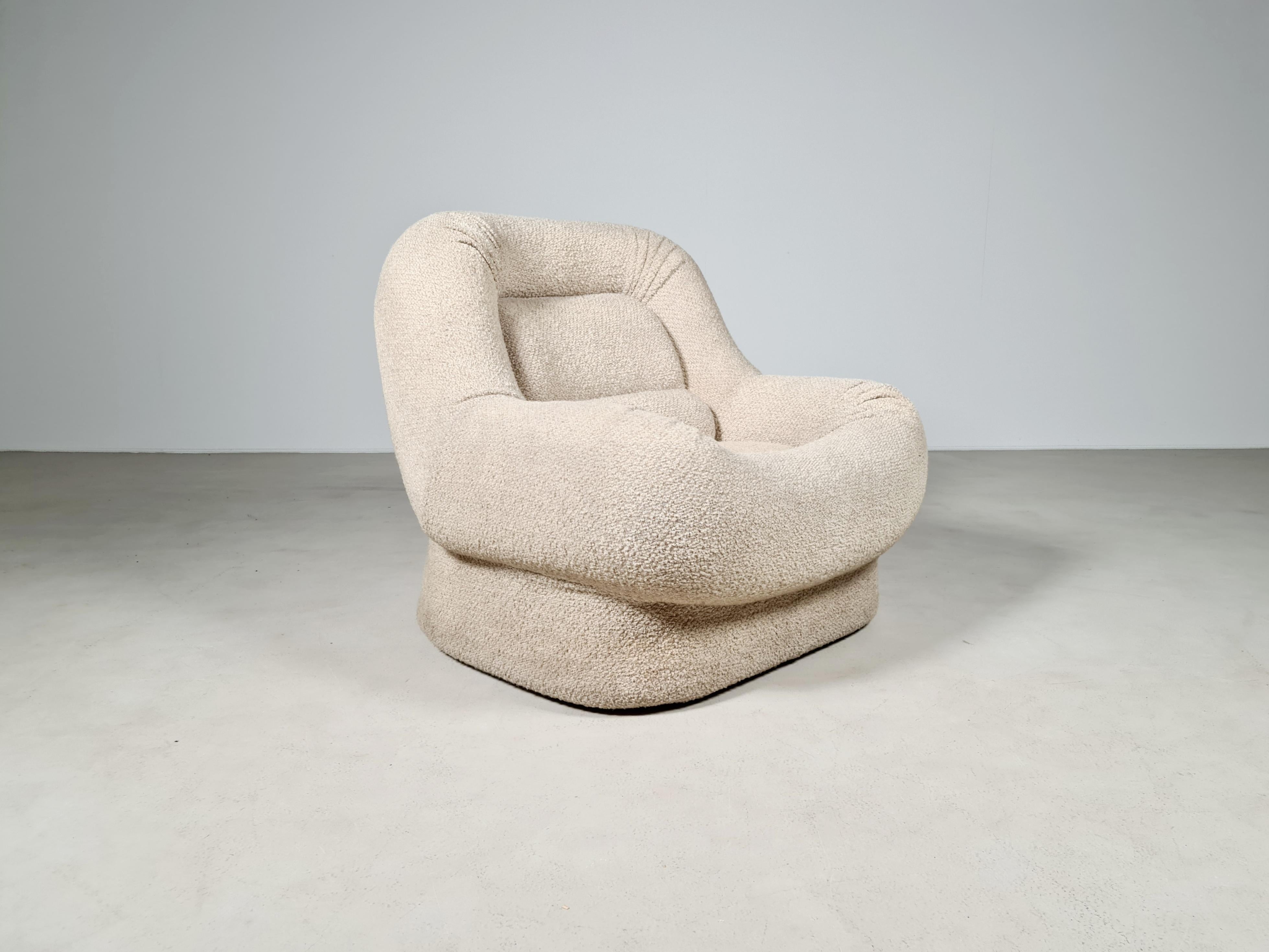 European Nuava Chair by Emilio Guarnacci for 1P Italy, 1960s