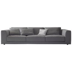 Nube Italia Bryant 012 Sofa in Dark Gray Fabric by Marco Corti