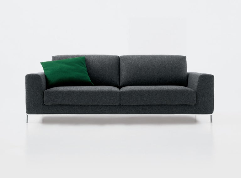 Nube Italia Eddy Sofa in Dark Gray Fabric by Kemistry of Style For Sale at  1stDibs