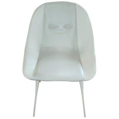 Nube Italia Fency Dinig Chair in White by Marco Corti