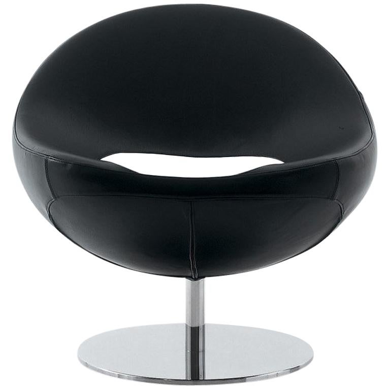 Nube Italia Gordon Armchair in Black by Kemistry of Style For Sale