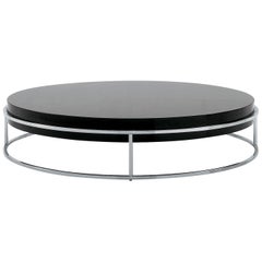 Nube Italia Link A Coffee Table in Lacquered Black by Ricardo Bello Dias