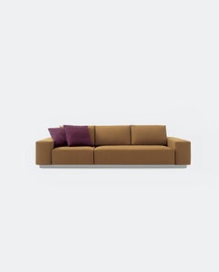 Nube Italia Pacific Coast in Brown Fabric by Carlo Colombo