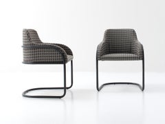 Fauteuil Nube Italia Stream en tissu gris mélangé de Marco Corti