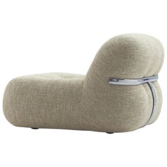 Nube Italia Track Chair in Heathered Fabric by Kemistry of Style