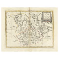 Nubia and Abyssinia – Venetian Map of Northeast Africa, Zatta, 1784