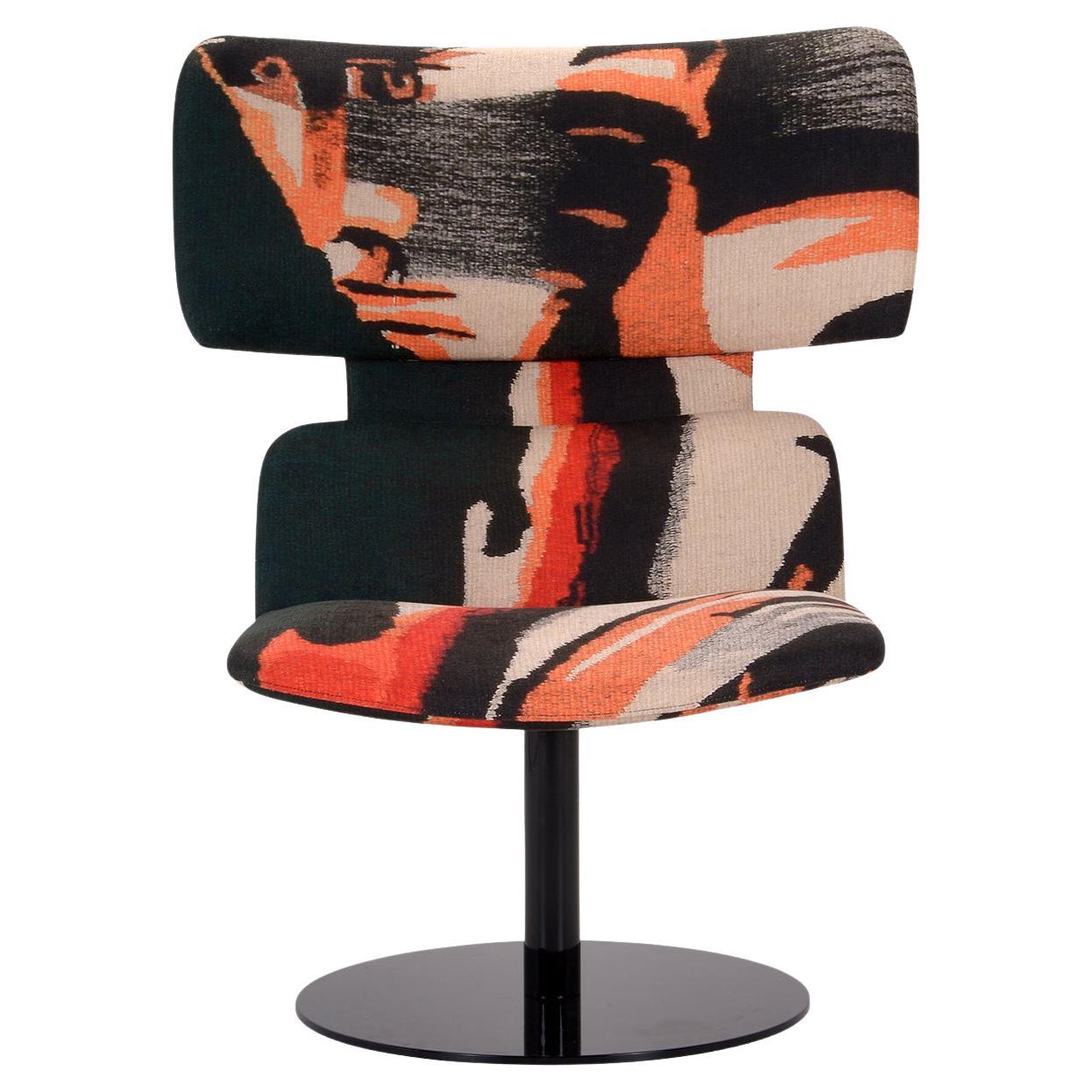 Nubia Unique Piece Swivel Armchair by Debonademeo Studio