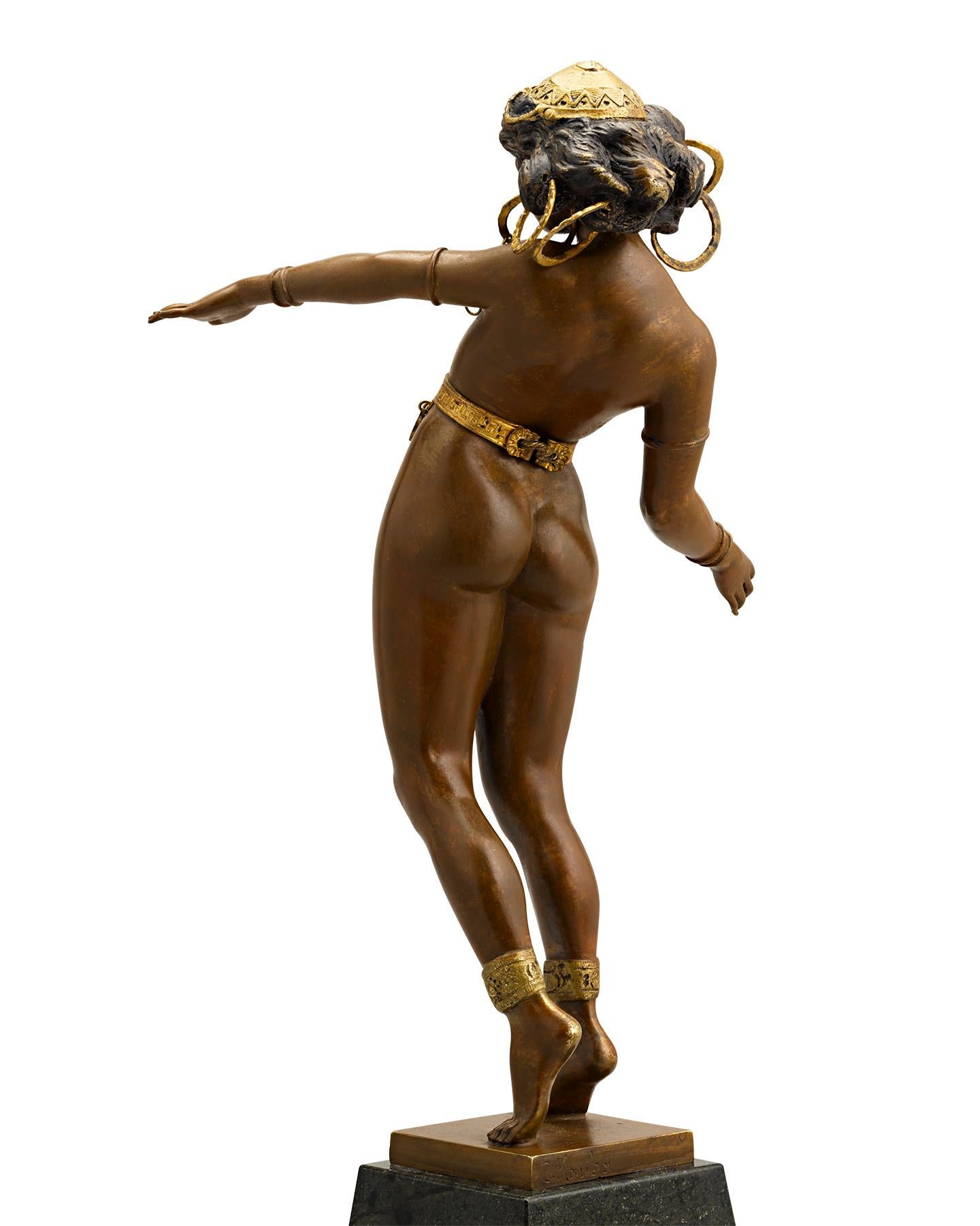 Nubian Dancer by Carl Kauba In Excellent Condition For Sale In New Orleans, LA